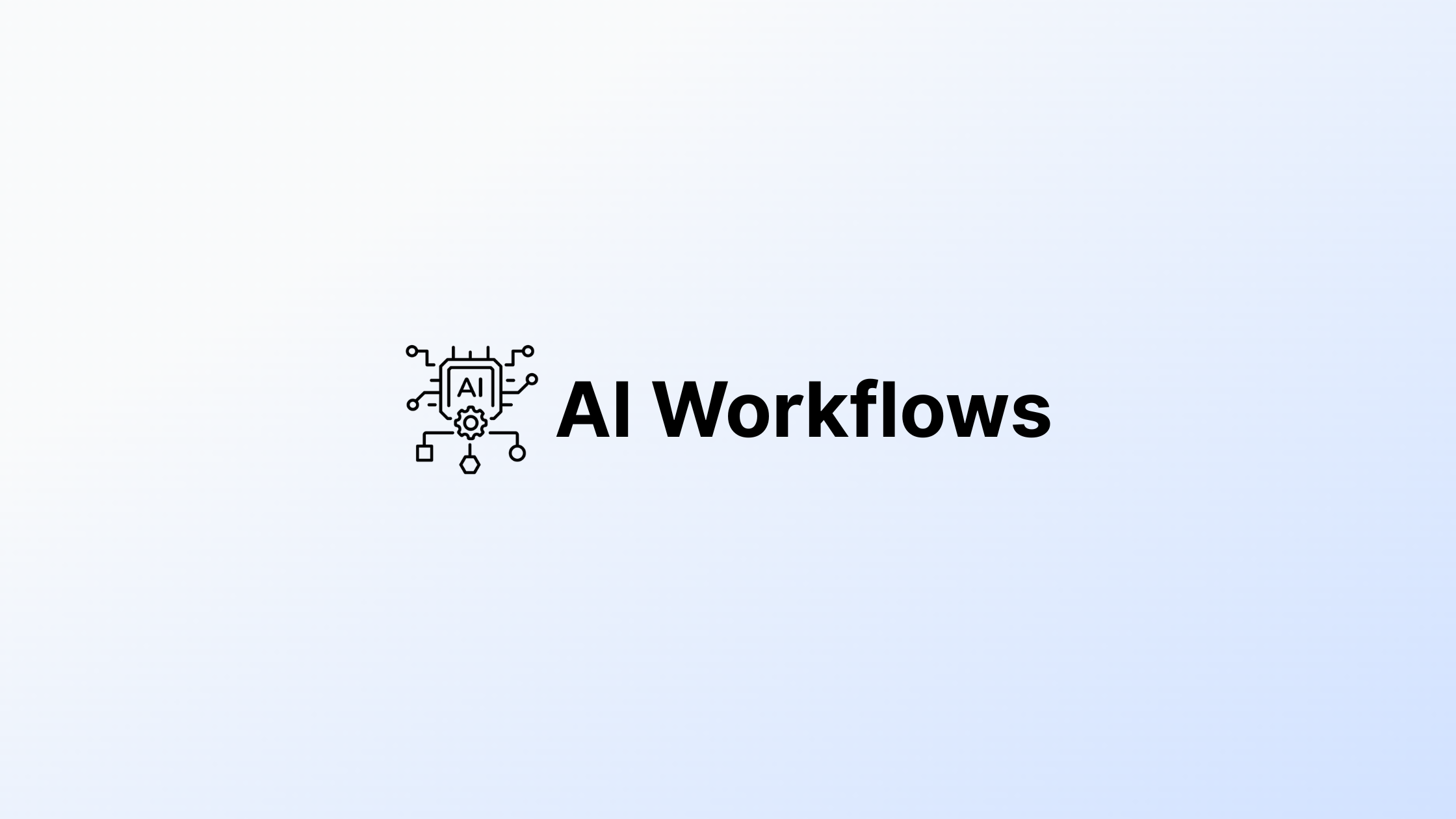 ai workflows