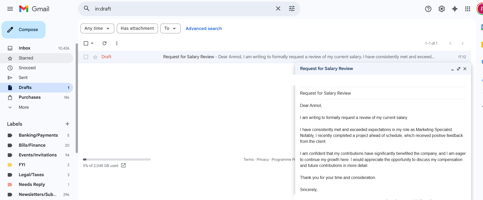 creating email agent
