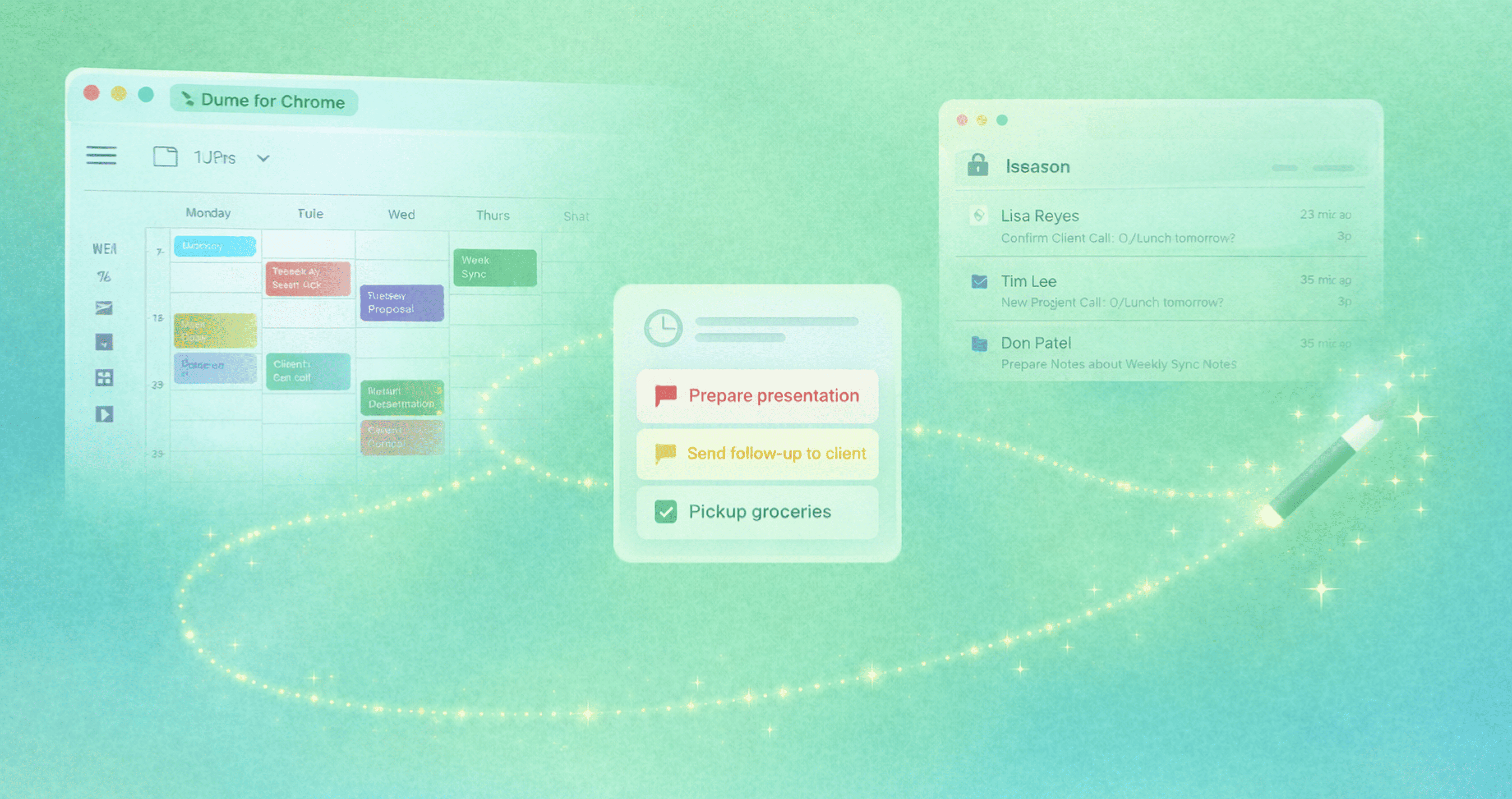 Plan Your Day from Your Calendar